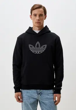 adidas Originals: Чёрная толстовка 