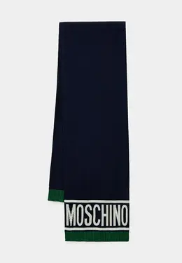 Moschino: Синий шарф 