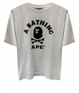 A BATHING APE: Белая футболка 