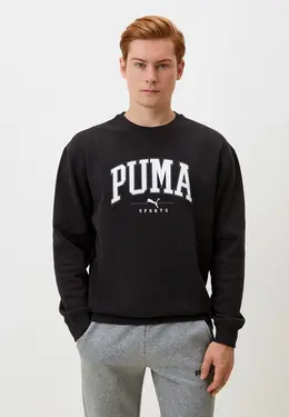 PUMA: Чёрный свитшот 