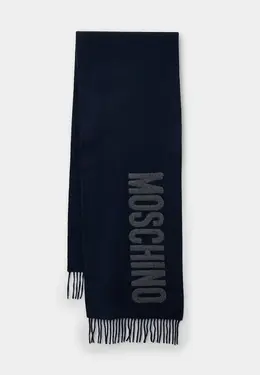 Moschino: Синий шарф 