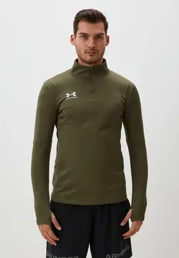 Under Armour: Толстовка цвета хаки 