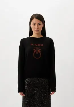 Pinko: Чёрный свитер 