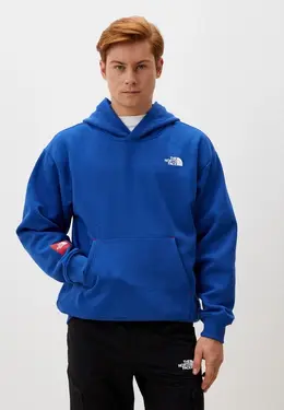 The North Face: Синяя толстовка 