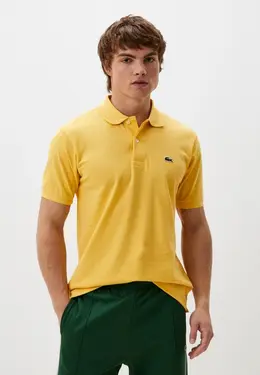 Lacoste: Жёлтое поло 