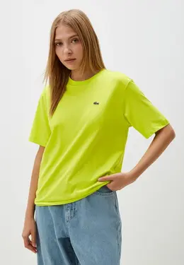 Lacoste: Зелёная футболка 