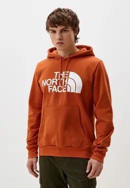 The North Face: Коричневая толстовка 