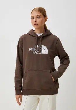 The North Face: Коричневая толстовка 