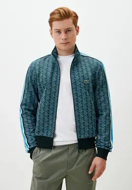 Lacoste: Зелёная толстовка 