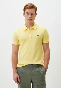 Lacoste: Жёлтое поло 