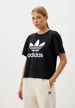 adidas Originals: Чёрная футболка 