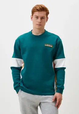 adidas Originals: Зелёный свитшот 