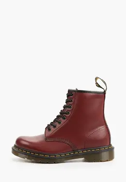 Dr. Martens: Бордовые ботинки 