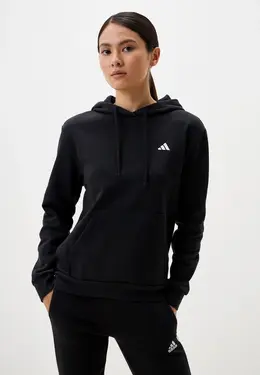 adidas: Чёрная толстовка 