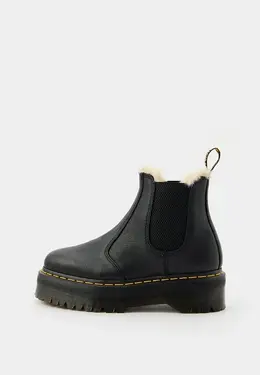 Dr. Martens: Чёрные ботинки 