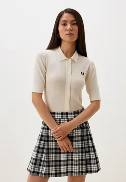 Fred Perry: Бежевая рубашка 