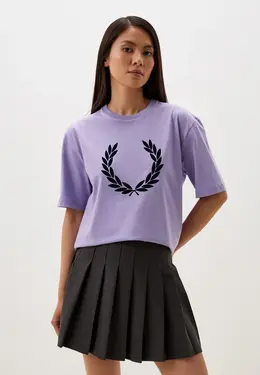 Fred Perry: Фиолетовая футболка 