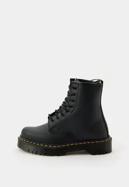 Dr. Martens: Чёрные ботинки 