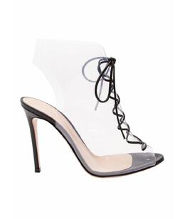 GIANVITO ROSSI: Прозрачные ботинки 