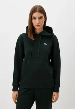 Lacoste: Зелёная толстовка 