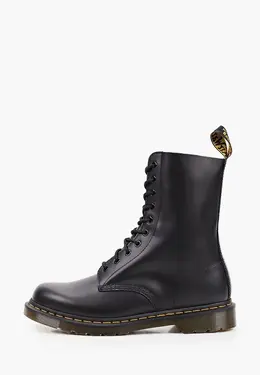 Dr. Martens: Чёрные ботинки 