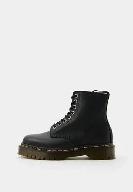 Dr. Martens: Чёрные ботинки 