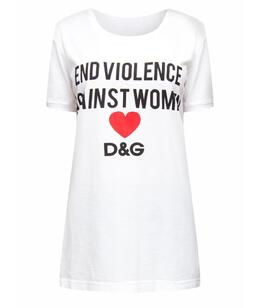 DOLCE&GABBANA: Футболка с принтом 