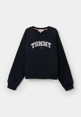 Tommy Hilfiger: Синий свитшот 