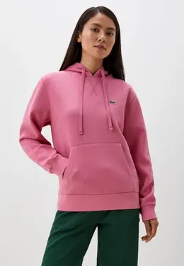 Lacoste: Розовая толстовка 