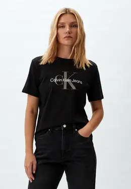 Calvin Klein Jeans: Чёрная футболка 