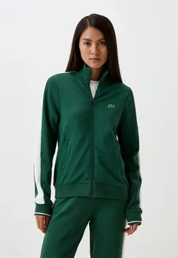 Lacoste: Зелёная толстовка 