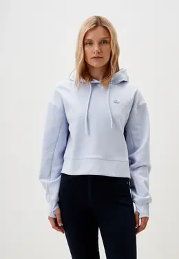 Lacoste: Голубая толстовка 