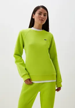 Lacoste: Зелёный свитшот 