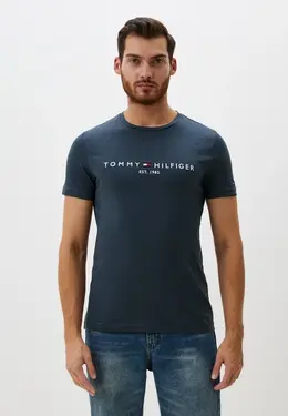 Tommy Hilfiger: Синяя футболка 