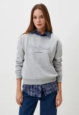 Pepe Jeans: Серый свитшот 