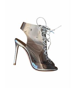 GIANVITO ROSSI: Прозрачные ботинки 