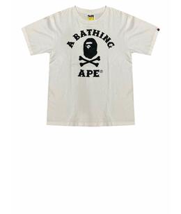 A BATHING APE: Белая футболка 