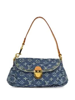 Louis Vuitton Pre-Owned: Голубая сумка 