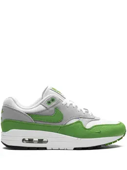 Nike: Зелёные кроссовки  Air Max 1