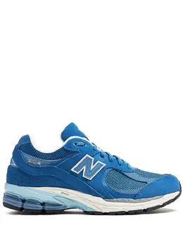 New Balance: Голубые кроссовки 