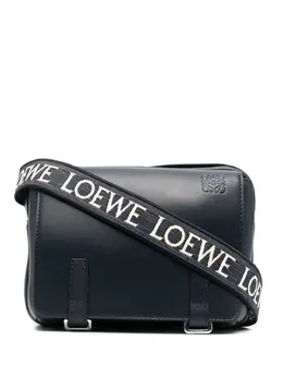 LOEWE: Синяя сумка 