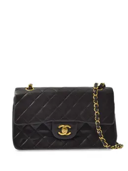 CHANEL Pre-Owned: Чёрная сумка 
