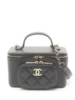 CHANEL Pre-Owned: Чёрная сумка 