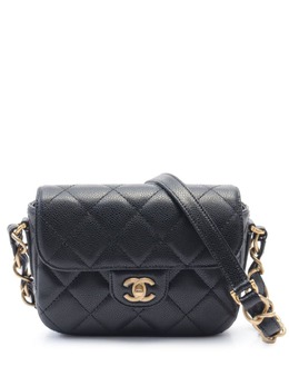 CHANEL Pre-Owned: Чёрная сумка 