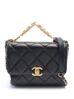 CHANEL Pre-Owned: Чёрная сумка 