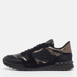 Valentino: Чёрные кроссовки  Rockrunner