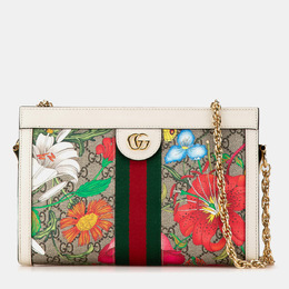 Gucci: Коричневая сумка  GG Supreme