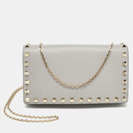 Valentino: Голубой клатч  Rockstud