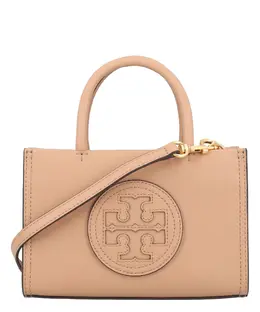 Tory Burch: Коричневая сумка-шоппер  Ella