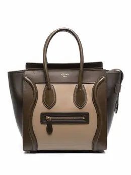 Céline Pre-Owned: Коричневая сумка-шоппер 